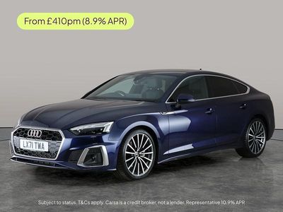 Blue Used 2021 Audi A5 Sportback S-Line Hatchback | £25,555 (Fair price)