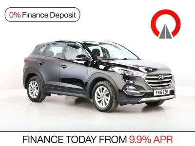 Używany Hyundai Tucson SE 116 KM (85 kW) 2018 Czarny SUV
