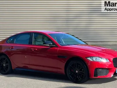 Used Jaguar XF S 300 HP (220 kW) 2017 Red Sedan