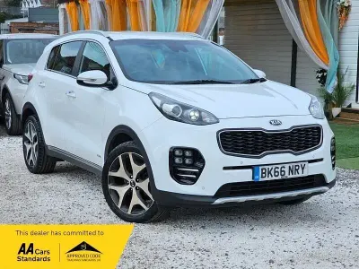 Używany Kia Sportage GT-Line 134 KM (98 kW) 2016 Biały SUV