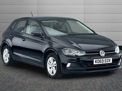 Used VW Polo SE 95 HP (69 kW) 2020 Black Hatchback