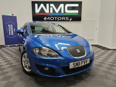 Second-hand Seat Leon Ecomotive 105 CP (77 kW) 2011 Albastru Hatchback
