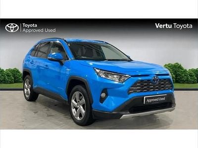 Blue Used 2021 Toyota RAV4 Hybrid Design SUV | £22,877 (Good price)