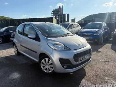 Second-hand Peugeot 107 Active 68 CP (50 kW) 2013 Argintiu Hatchback