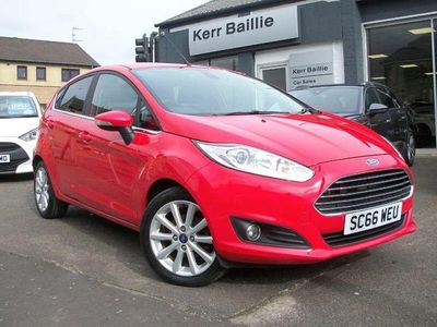 Used Ford Fiesta Titanium 2017 Red Hatchback