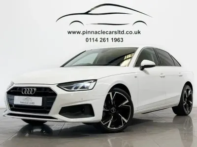 Usado Audi A4 Black Edition 136 CV (100 kW) 2020 Blanco Berlina