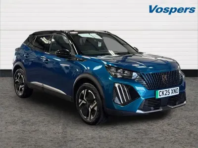 Used Peugeot e-2008 GTi 100 kW (136 HP) 2025 Blue SUV
