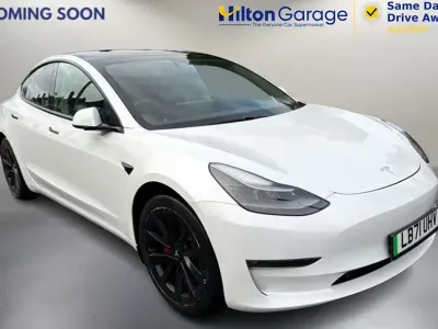 Used Tesla Model 3 Long Range AWD 366 kW (498 HP) 2021 White Sedan