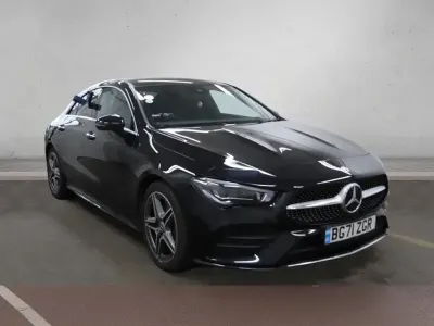 Begagnad Mercedes CLA200 AMG line 163 HK (119 kW) 2022 Svart Sportkupé