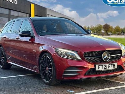 Used Mercedes C200 AMG line 184 HP (135 kW) 2020 Red Estate
