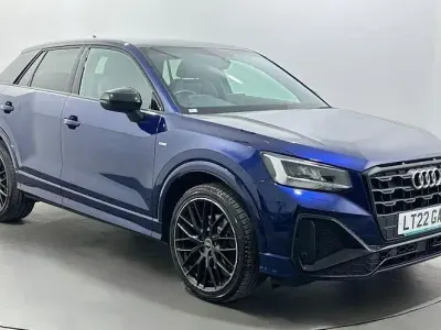 Used Audi Q2 Black Edition 110 HP (80 kW) 2022 Blue SUV