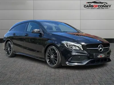 Used Mercedes CLA220 AMG line 2018 Black Sedan