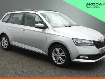 Used Skoda Fabia SE 94 HP (69 kW) 2020 Brilliant silver metallic Hatchback
