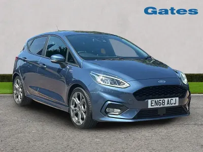 Used Ford Fiesta ST-Line 125 HP (91 kW) 2018 Blue Hatchback