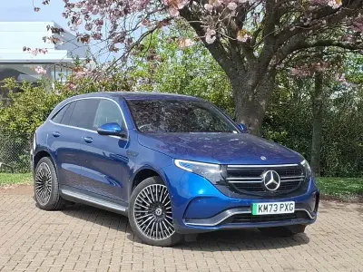 Used Mercedes EQC400 AMG Line Premium 300 kW (408 HP) 2023 Blue SUV