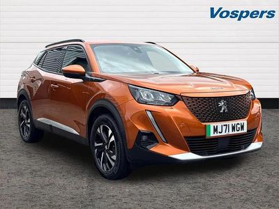 Used Peugeot e-2008 Allure Premium 100 kW (136 HP) 2021 Orange SUV