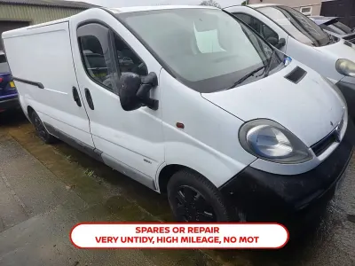 Used Vauxhall Vivaro 100 HP (73 kW) 2006 White MPV