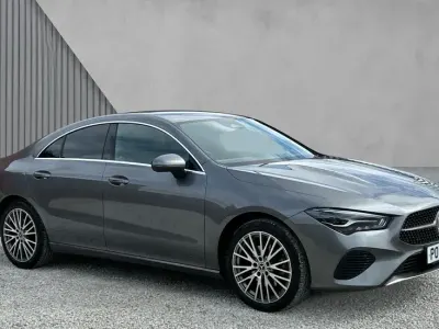 Used Mercedes CLA200 Executive 163 HP (119 kW) 2023 Mountain grey metallic Coupe