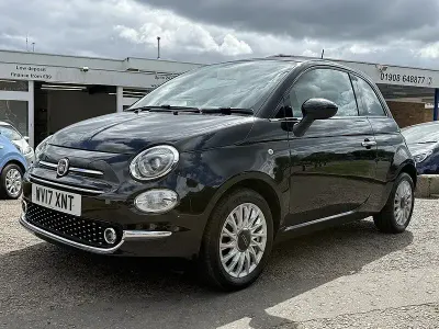 Used Fiat 500 Lounge 69 HP (50 kW) 2017 Crossover black Hatchback