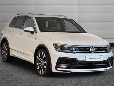 Used VW Tiguan R-line 187 HP (137 kW) 2020 Pure white SUV