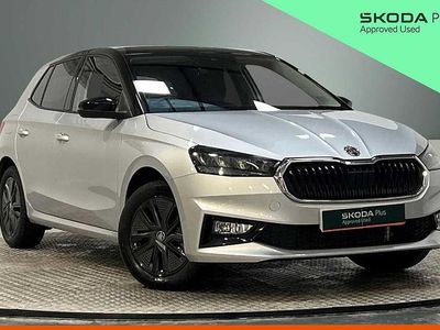 Used Skoda Fabia Colour Edition 85 HP (62 kW) 2025 Brilliant silver metallic black magic pearl effect Hatchback