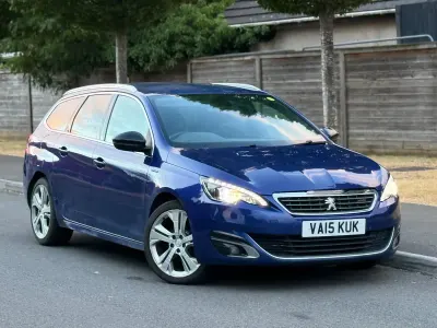 Used Peugeot 308 GT-line 2015 Blue Estate