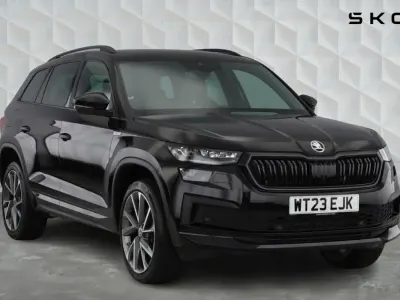 Used Skoda Kodiaq SportLine 150 HP (110 kW) 2023 Black SUV