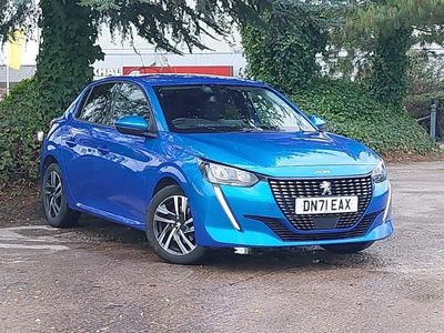 Blue Used 2021 Peugeot 208 Allure Premium Hatchback | £13,498 (A bit pricey)