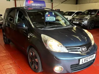 Used Nissan Note N-TEC 87 HP (63 kW) 2012 Blue Hatchback