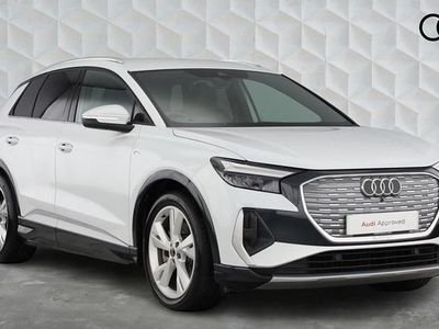Used Audi Q4 e-tron S-Line 150 kW (204 HP) 2023 White SUV