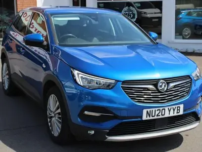 Used Vauxhall Grandland X Business Edition 131 HP (96 kW) 2020 Blue SUV
