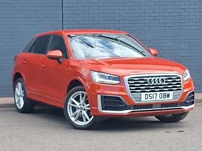 Second-hand Audi Q2 S-Line 150 CP (110 kW) 2017 Portocaliu SUV