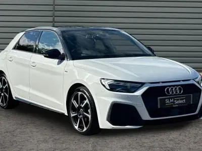 Used Audi A1 Sportback Black Edition 150 HP (110 kW) 2021 White Hatchback