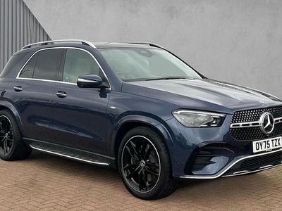 Used Mercedes GLE400 AMG Line Premium Plus 381 HP (280 kW) 2025 Metallic paint sodalite blue SUV