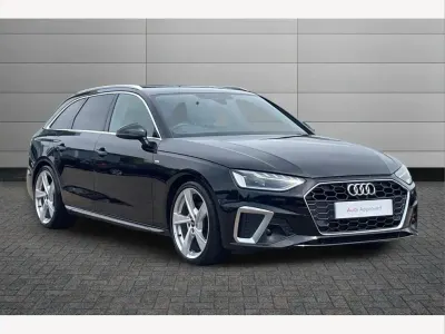 Used Audi A4 S-Line 150 HP (110 kW) 2023 Black Estate