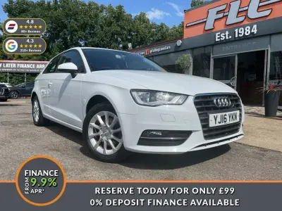 Used Audi A3 Design 110 HP (80 kW) 2016 White Hatchback