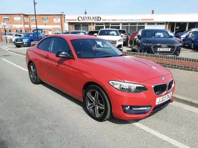 Used BMW 218 Sport Line 2016 Red Coupe