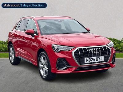 Used Audi Q3 S-Line 150 HP (110 kW) 2025 Red SUV