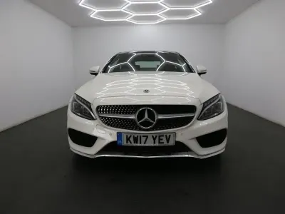 Used Mercedes C250 AMG Line Premium Plus 204 HP (150 kW) 2017 White Coupe