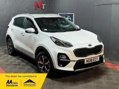 Used Kia Sportage 130 HP (95 kW) 2018 White SUV