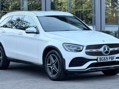 Used Mercedes GLC220 AMG line 194 HP (142 kW) 2019 White SUV