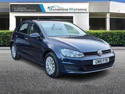 Used VW Golf VII S 2016 Blue Hatchback