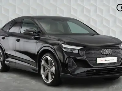Used Audi Q4 Sportback e-tron Black Edition 210 kW (286 HP) 2025 Mythos black SUV