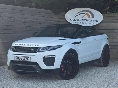 Used Land Rover Range Rover evoque HSE Dynamic 2016 White Cabriolet