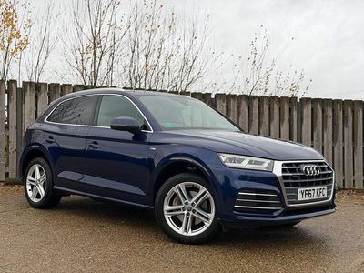 Used Audi Q5 S-Line 252 HP (185 kW) 2017 Blue SUV