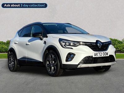 White/black Used 2022 Renault Captur Techno SUV | £14,414 (Fair price)