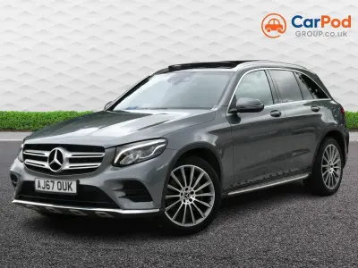 Used Mercedes GLC220 AMG Line Premium 170 HP (125 kW) 2018 Grey SUV