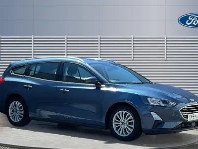Used Ford Focus Titanium 125 HP (91 kW) 2020 Blue Estate