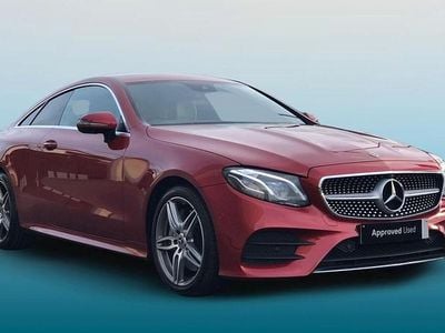 Red Used 2020 Mercedes E350 AMG line Coupe | £25,995 (Fair price)