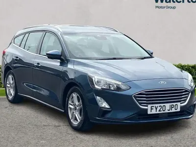 Used Ford Focus Zetec 125 HP (91 kW) 2020 Blue Estate